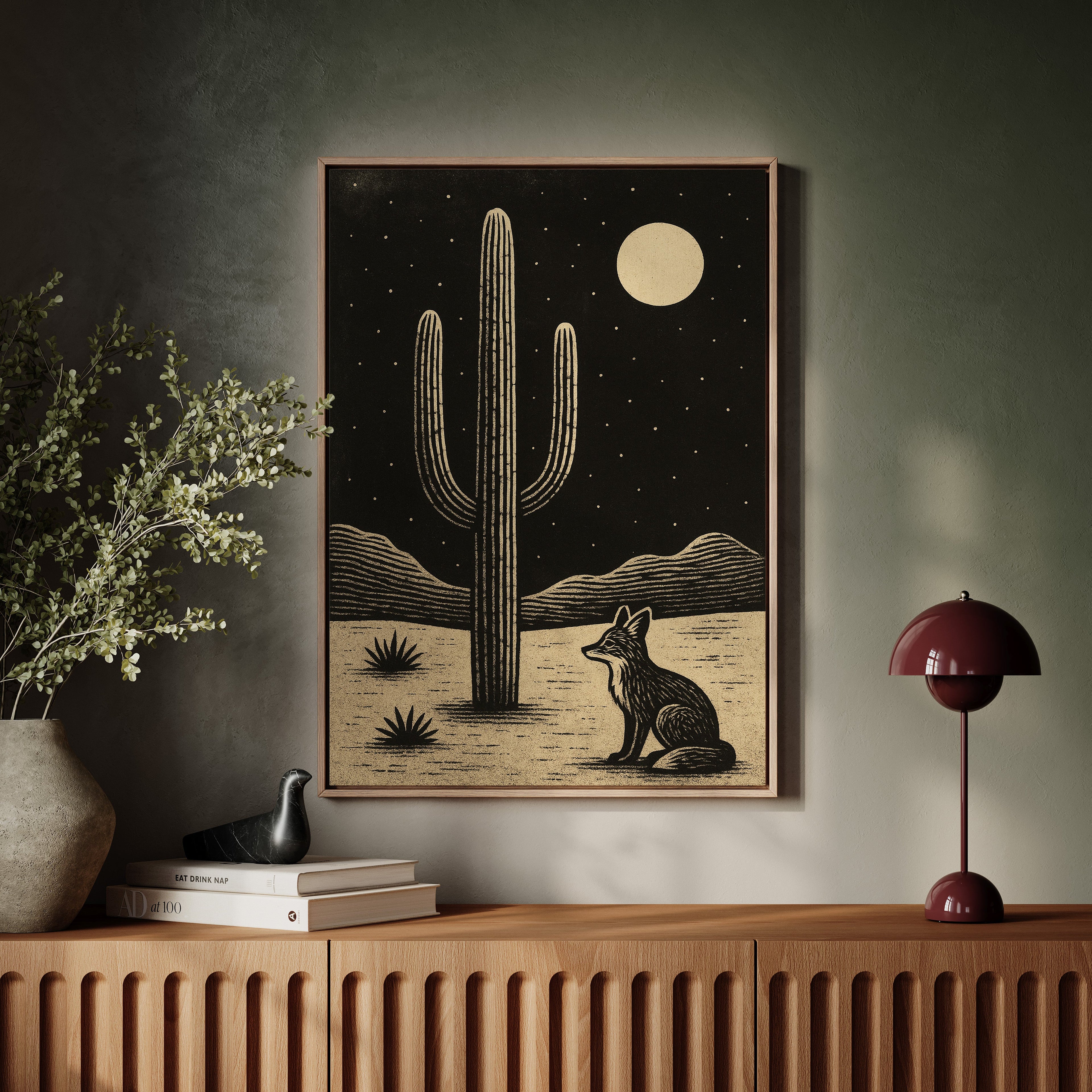 Fox and the Saguaro