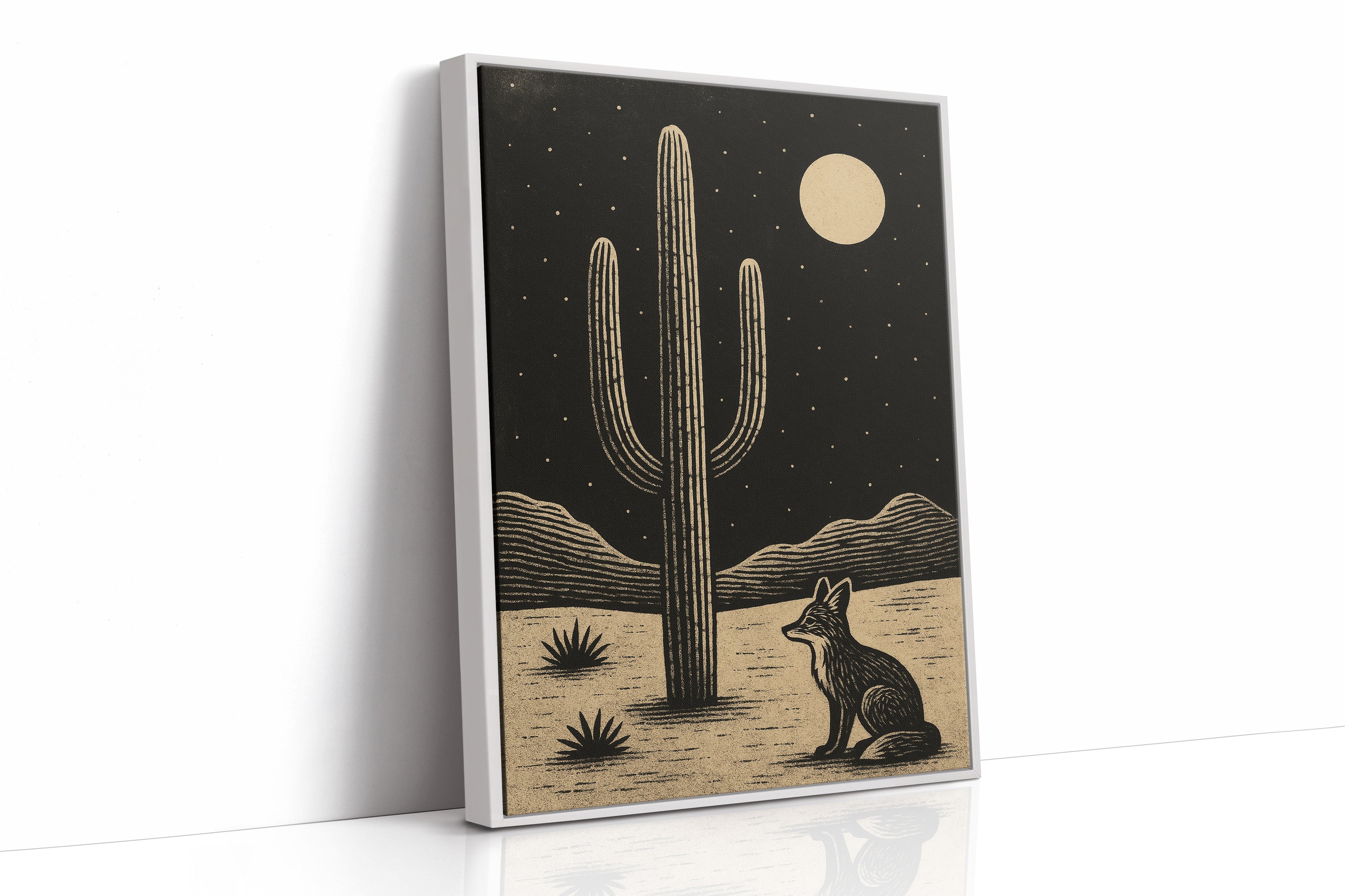 Fox and the Saguaro