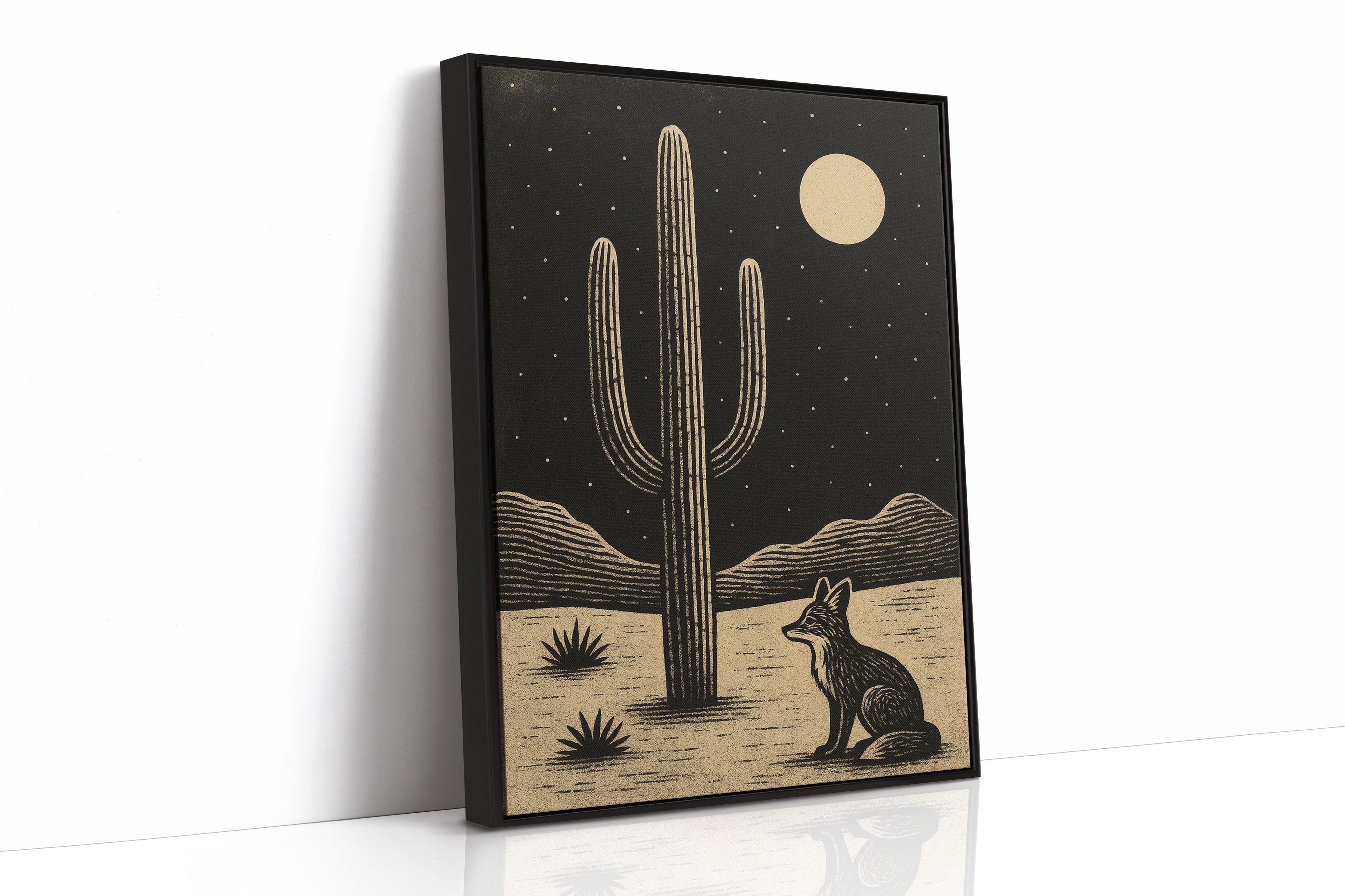 Fox and the Saguaro
