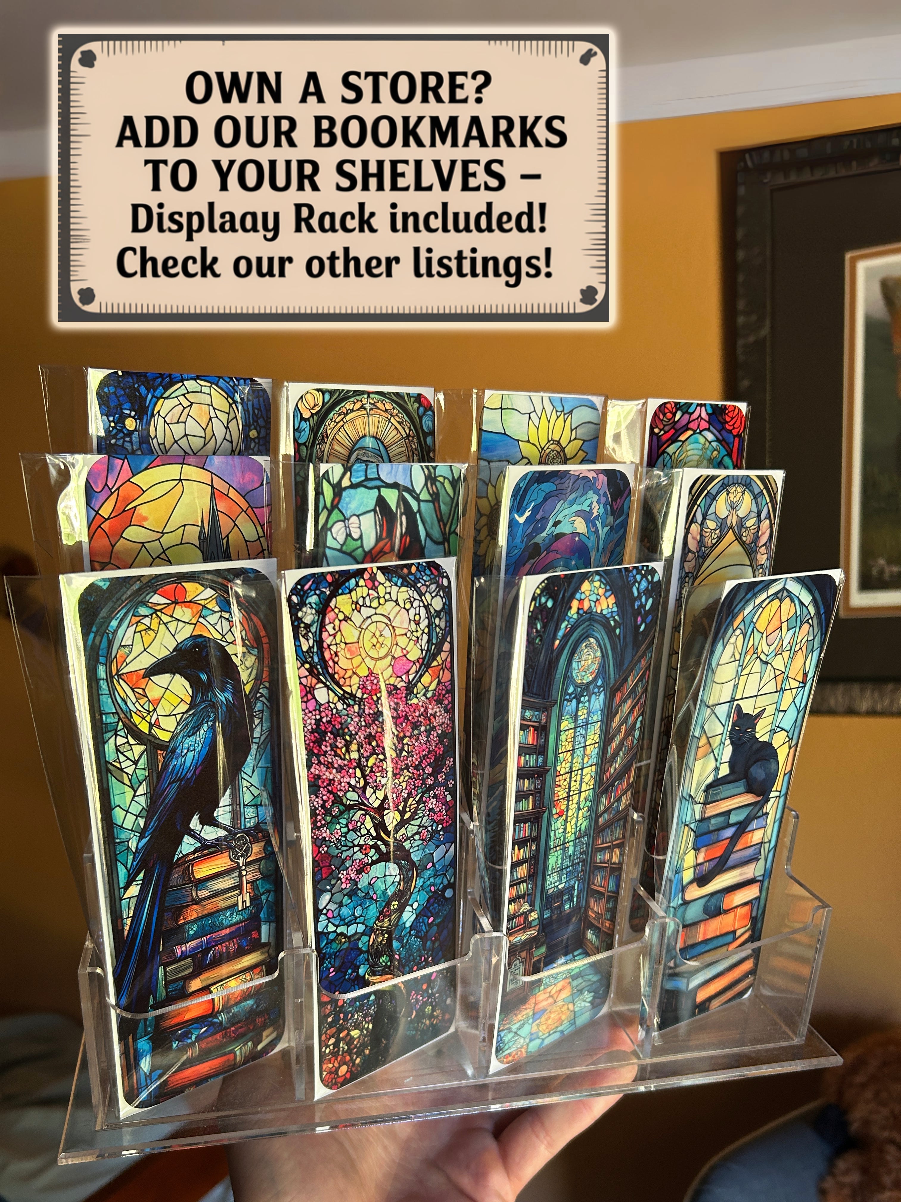 Stained Glass Fox Bookmark