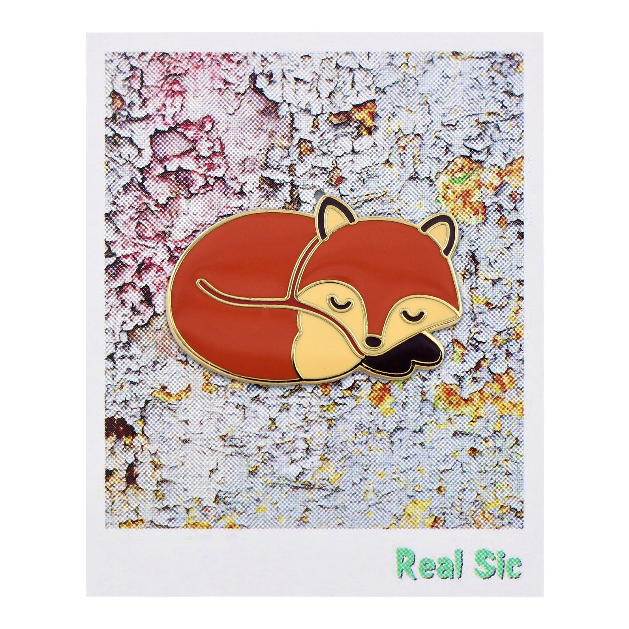 Sleeping Fox Pin