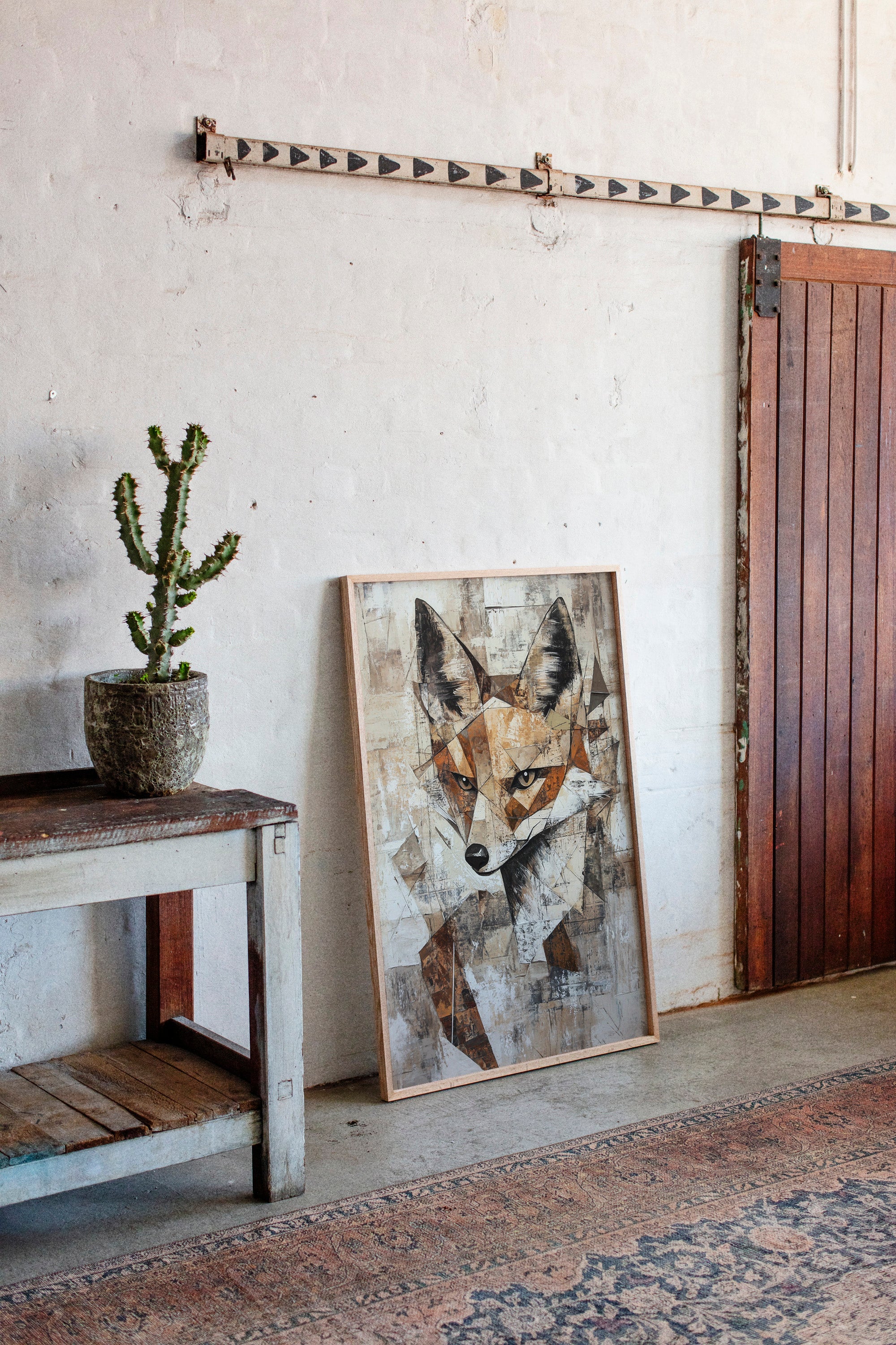 Rustic Fox Portrait