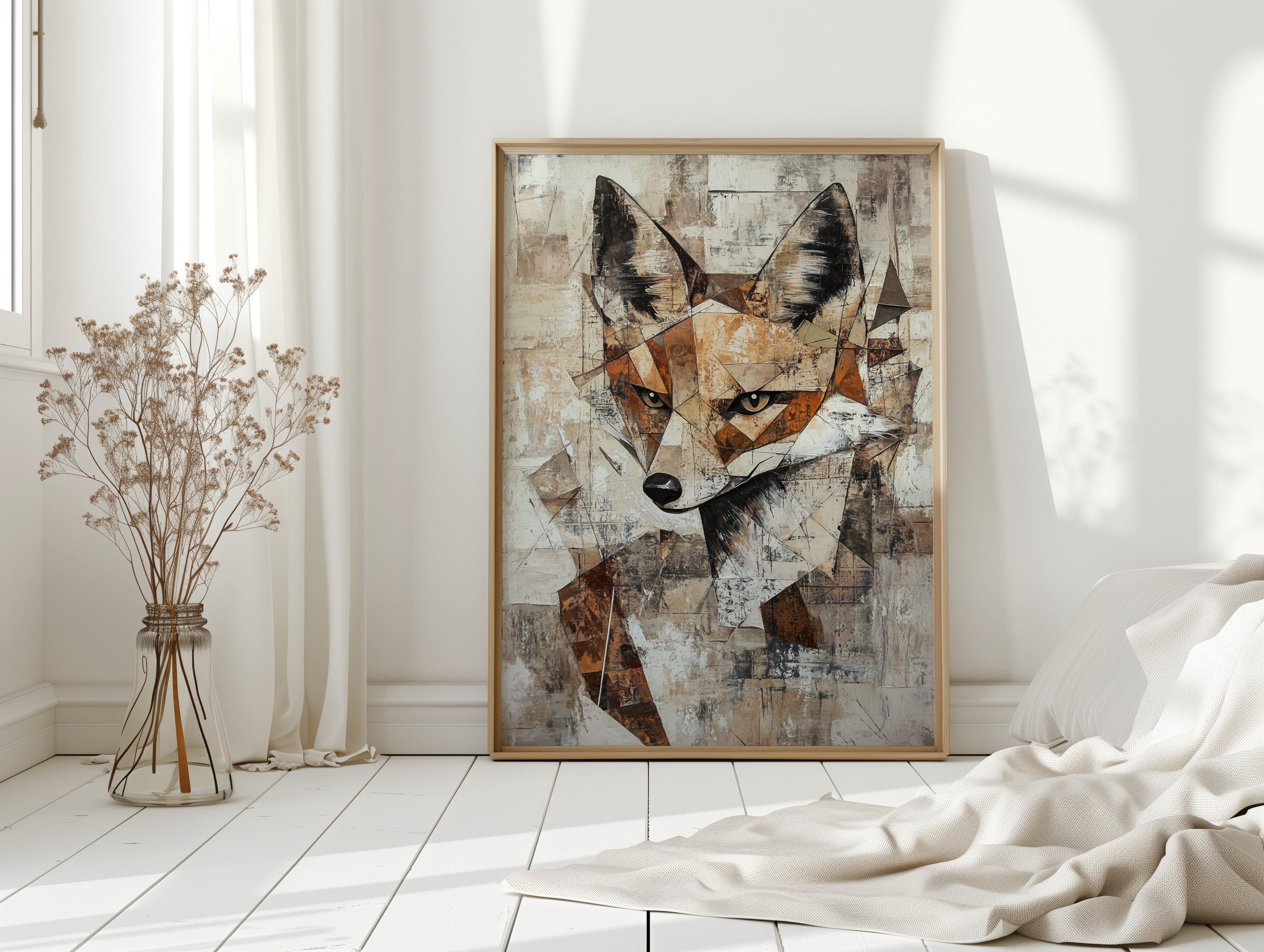 Rustic Fox Portrait