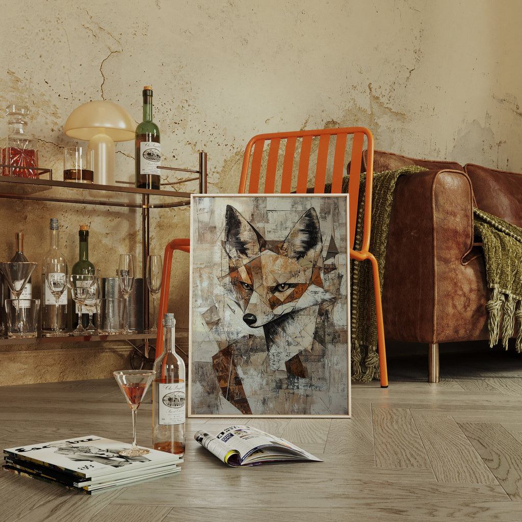 Rustic Fox Portrait