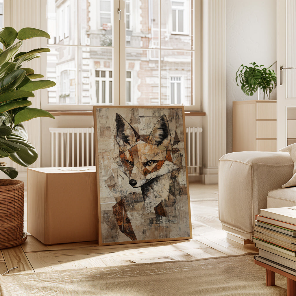 Rustic Fox Portrait