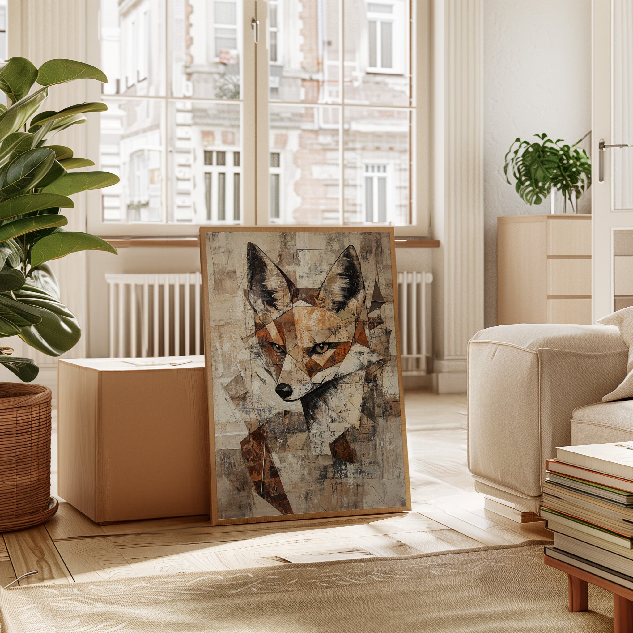 Rustic Fox Portrait