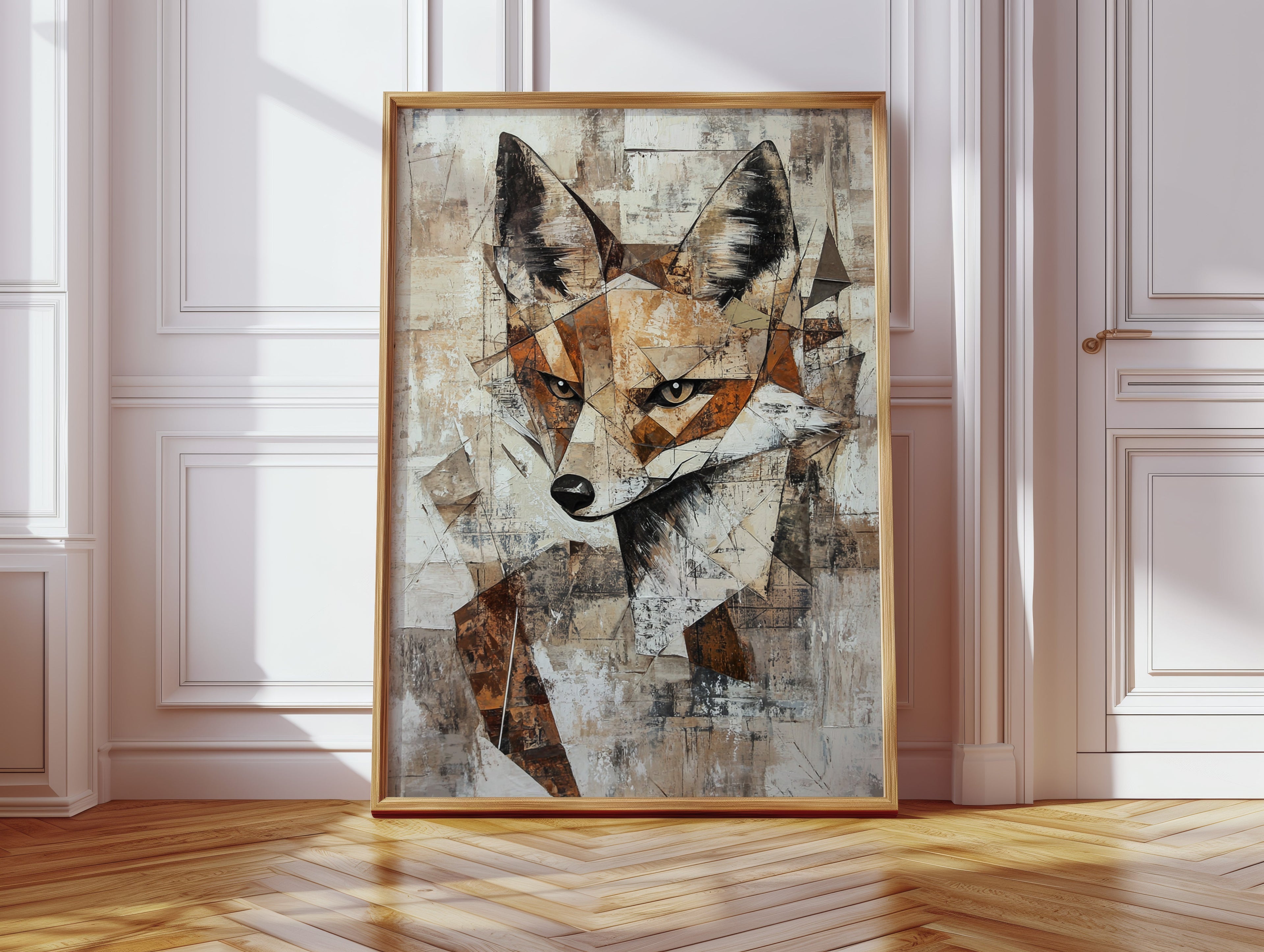 Rustic Fox Portrait