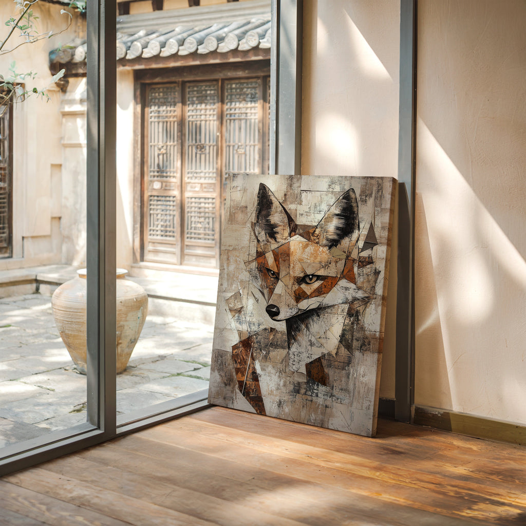 Rustic Fox Portrait