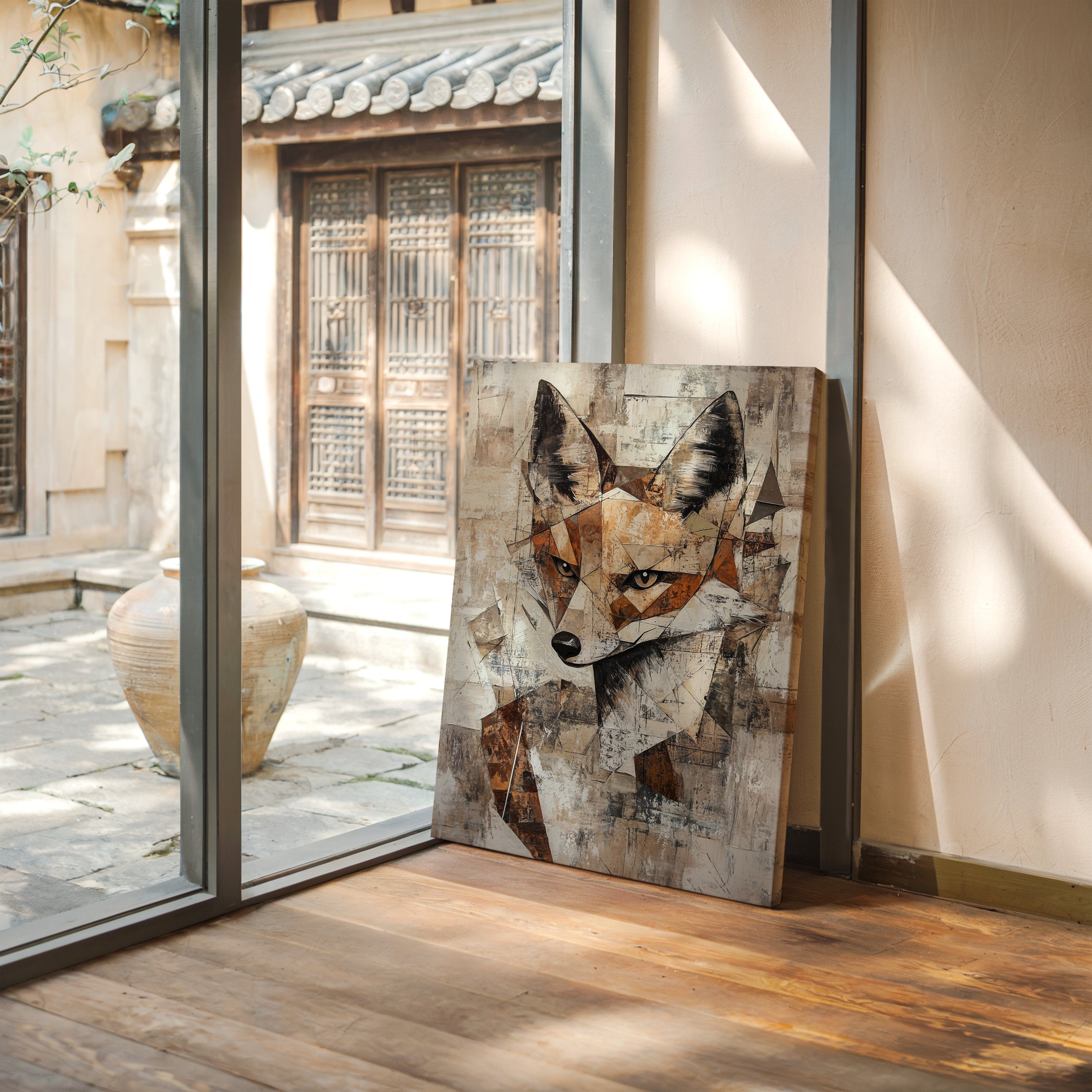 Rustic Fox Portrait