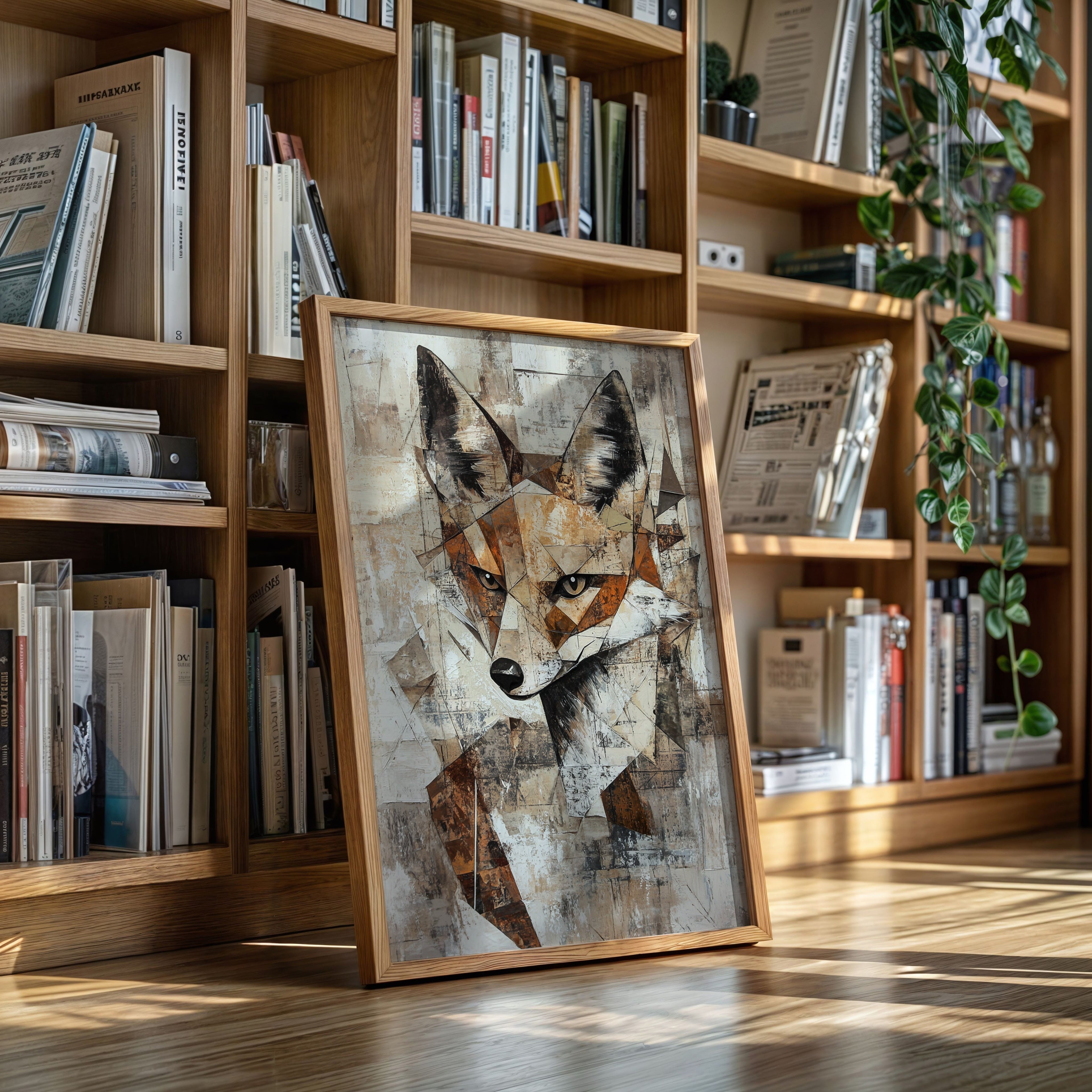 Rustic Fox Portrait