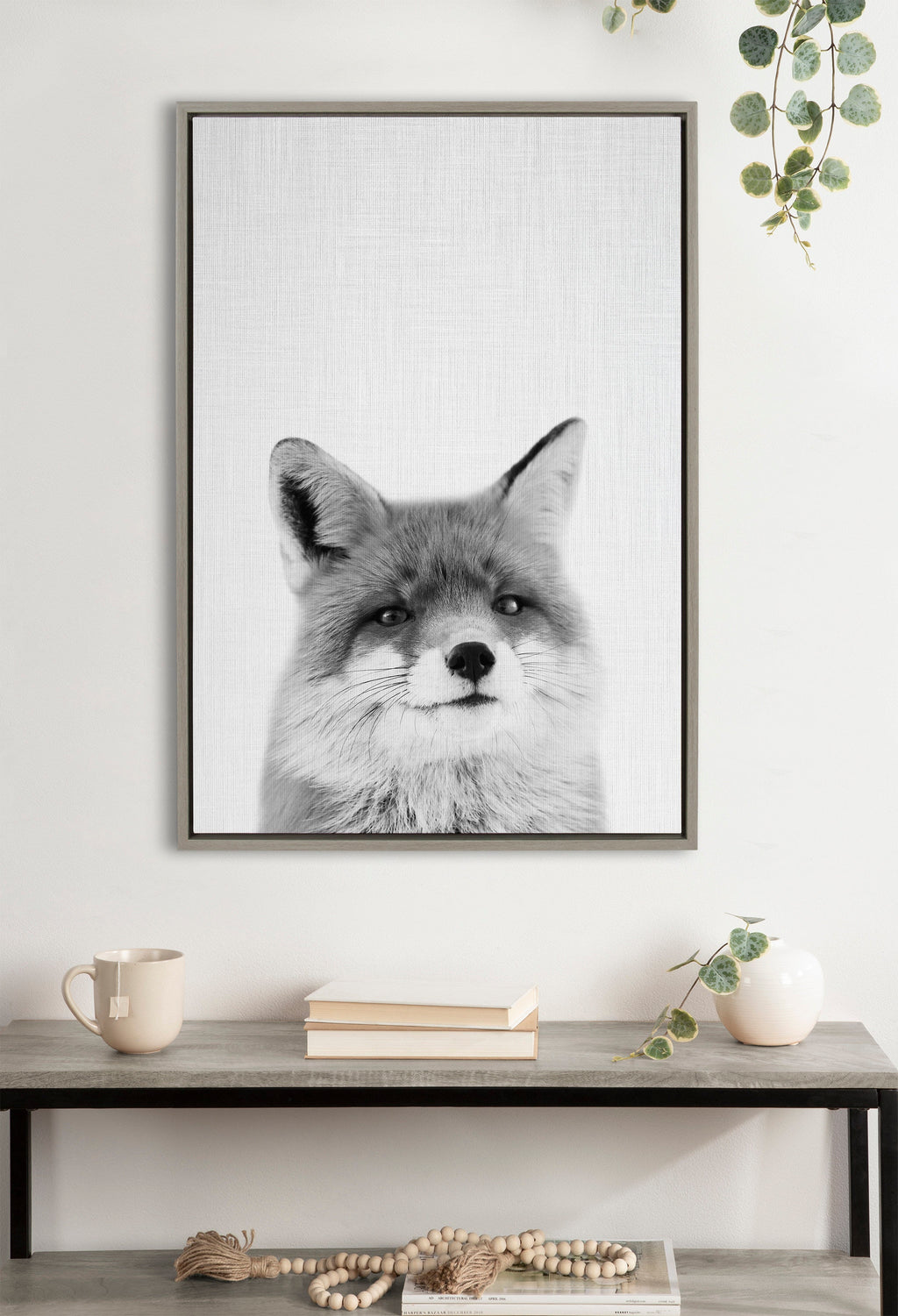 Fox Portrait by Simon Te Tai